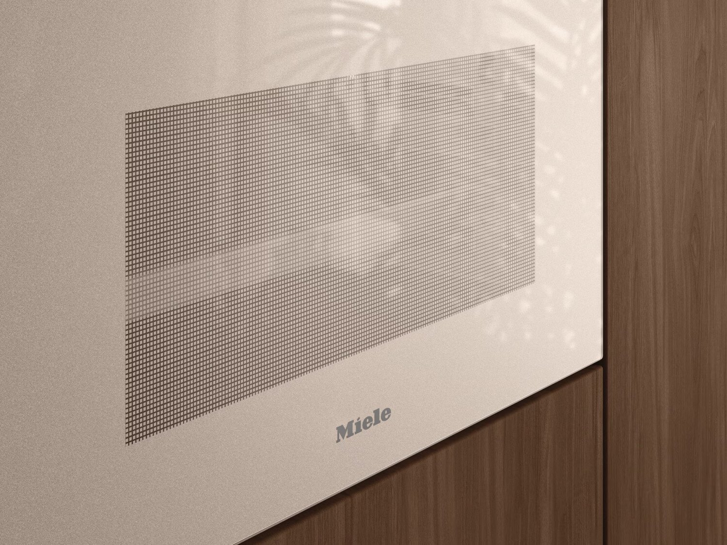 Духовой шкаф с СВЧ с фасадом без ручек Miele H 7840 BMX бежевый перламутровый